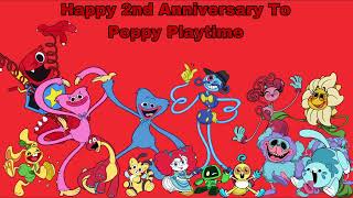 Today is the 2nd anniversary of Poppy Playtime 💕💙✨🥳🎉 How time