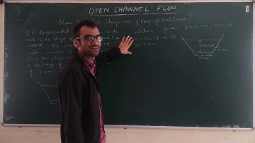 Open Channel Flow 12 - [How to calculate Bed slope in a uniform flow problem?]