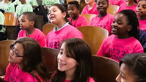 PS22 Chorus "GLORIOUS" David Archuleta