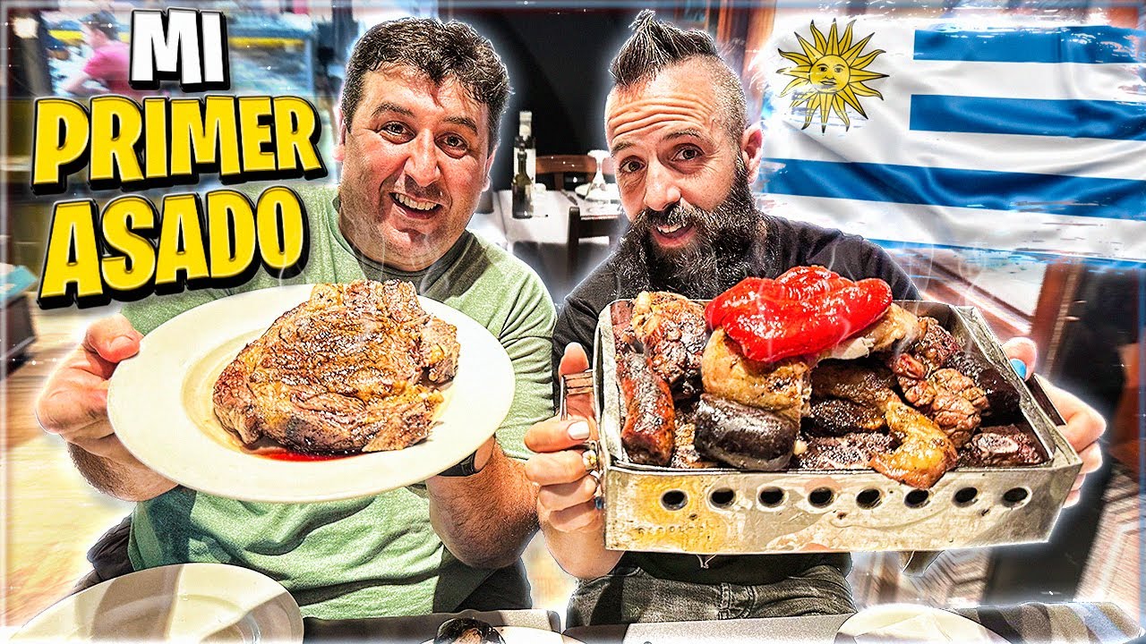 ESPAÑOL PRUEBA POR PRIMERA VEZ LA CARNE DE URUGUAY  *¿MEJOR QUE EN ARGENTINA?*