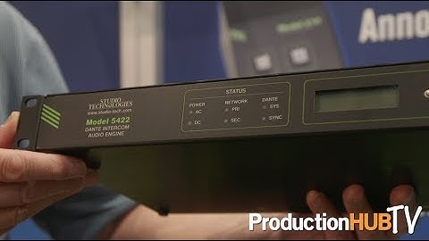 Studio Technologies Model 5422 Dante Intercom Audio Engine at NAB 2017