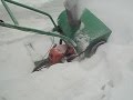 Самодельный снегоуборщик из штиля