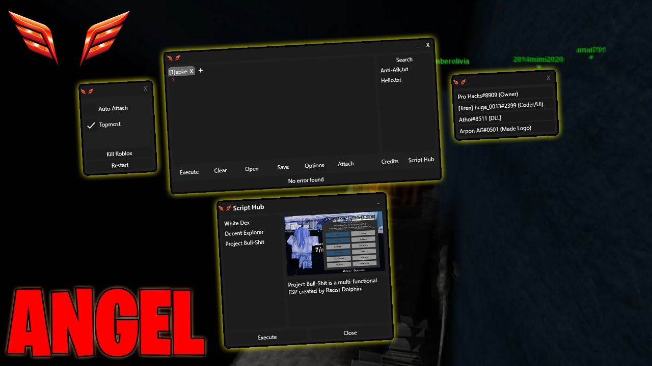 New Roblox Exploit Angel Free Level 6 Executor Working 2020 Youtube - free executor roblox level 6