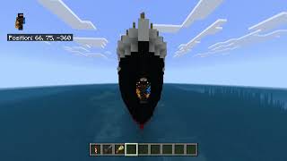 I built The Titanic in minecraft