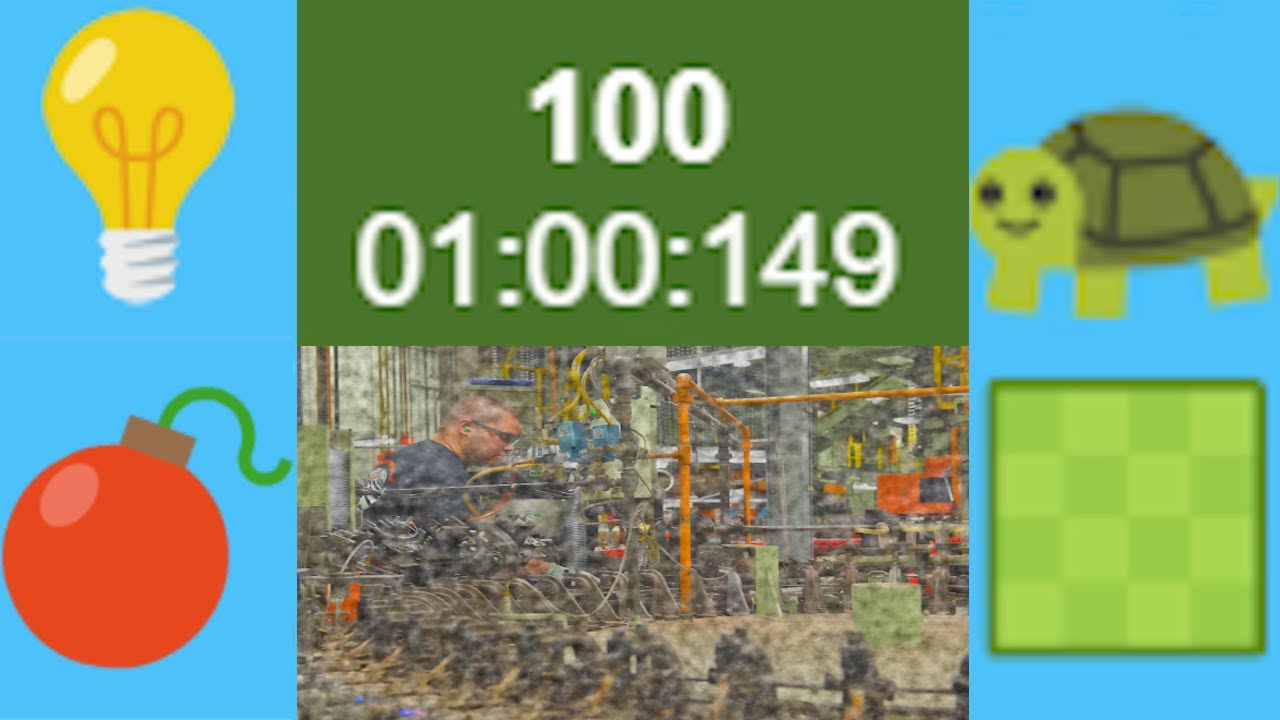 Google Snake Light Slow Large Bomb 50 Apples in 29.984s (Former WR) and 100 in 