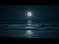 Relaxing Ocean Wave &amp; Moonlight Music for Insomnia Relief