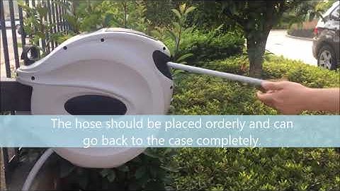 Wasser Vela Auto Hose Reel Retract Trouble Shooting
