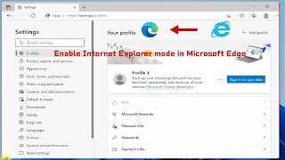 how to enable or disable internet explorer mode from microsoft edge browser.