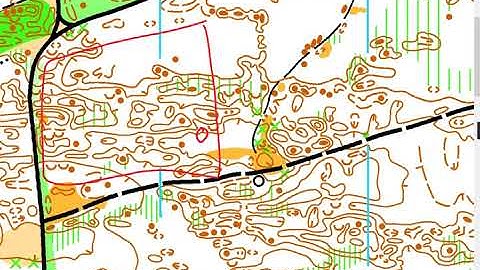 Map Walk for Red Contours