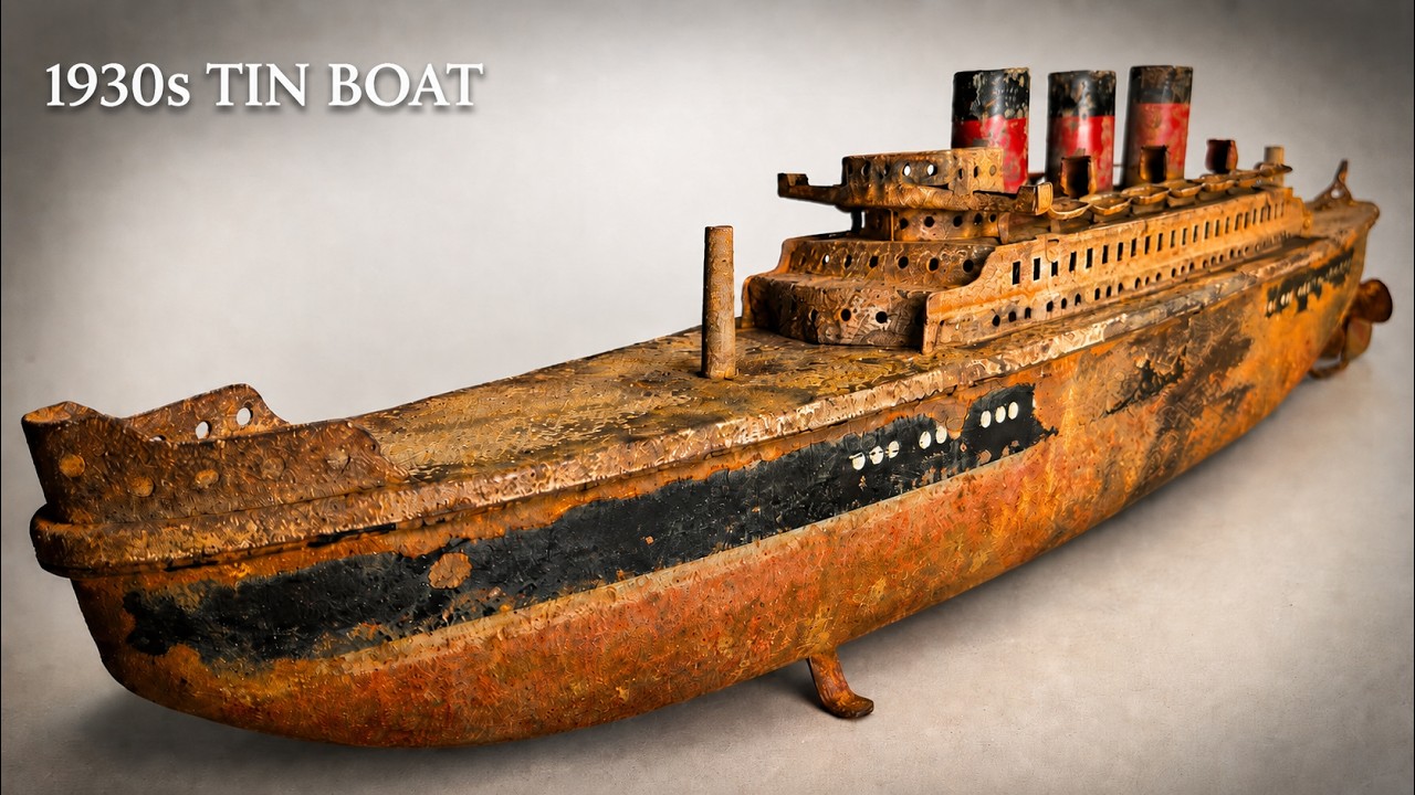 Restoring an Absolute Shipwreck – 1930s Arnold Steamboat - YouTube