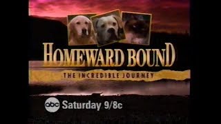 Disneys Homeward Bound ABC Promo (1995)