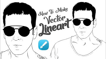 How To Make Vector LINEART ✒️ || Use Lazy Tool || Step By Step || Infinite Design