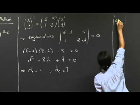 நேரியல் அமைப்புகள்: மேட்ரிக்ஸ் முறைகள் | MIT 18.03SC வேறுபட்ட சமன்பாடுகள், வீழ்ச்சி 2011