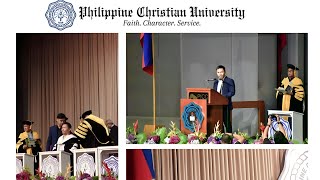 Manny Pacquiao&#39;s Speech as Guest of Honor during PCU 82nd Commencement Exercises