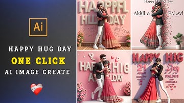 Hug Day Ai Photo Editing | Happy Hug Day Couple Ai Image Editing | Bing Ai Image Creator | Bing Ai |