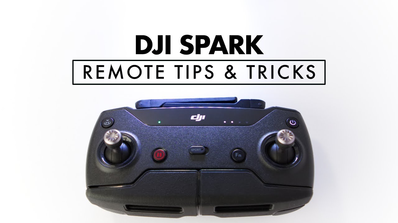 DJI Spark Remote Controller Tips and Tricks - YouTube