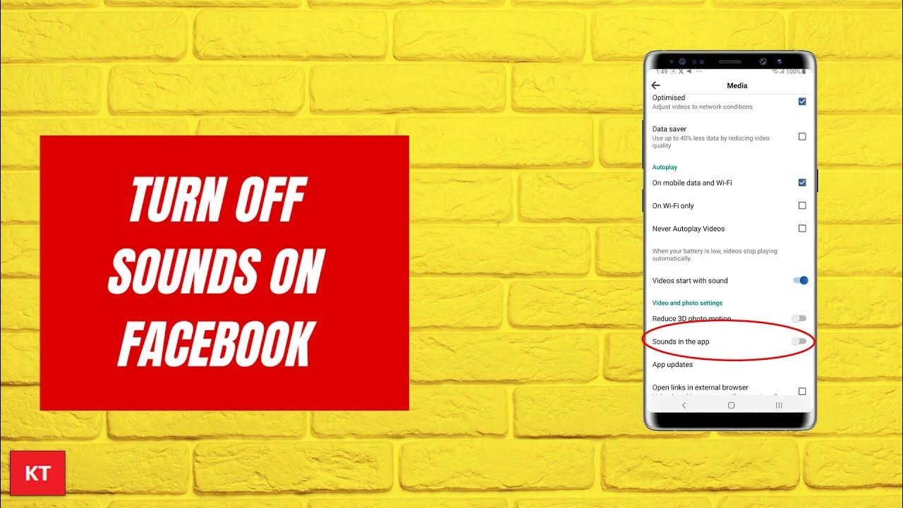 How to turn off sounds on Facebook for example like and reaction sound YouTube