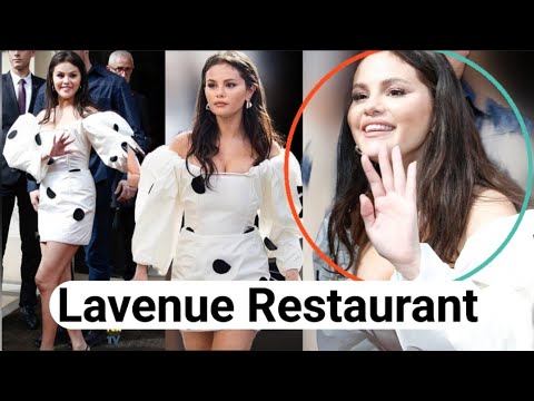Selena Gomez leaving Lavenue Restaurant in Paris - YouTube