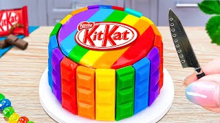 Rainbow KITKAT Cake Easy Recipes 🌈 How To Make Miniature KitKat Cake Compilation 🍭 Petite Baker 🍫