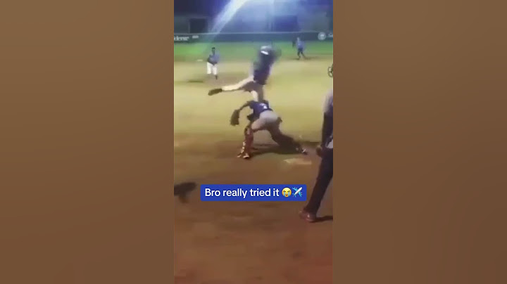 That’s one way to get past the catcher 😳⚾️ #shorts
