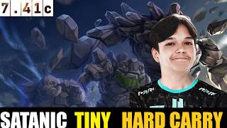 🤯 SATANIC [TINY ] CARRY 7.41C - DOTA 2 HIGHEST MMR MATCH#dota2   #dota2gameplay