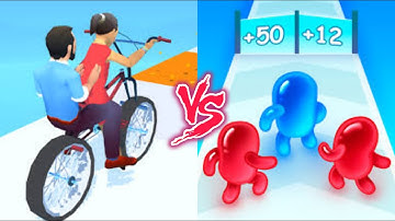 Couples Bike VS Join Blob Clash 3D - All Levels SpeedRun Gameplay Android iOS Ep1
