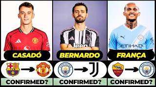 New Confirmed Transfers & Rumours Ft. Bernardo, Casado, Franca... Etc
