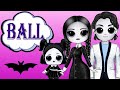 Wednesday Addams Family Clothes Switch Up  DIY Paper Dolls &amp; Crafts Dress Up Ball