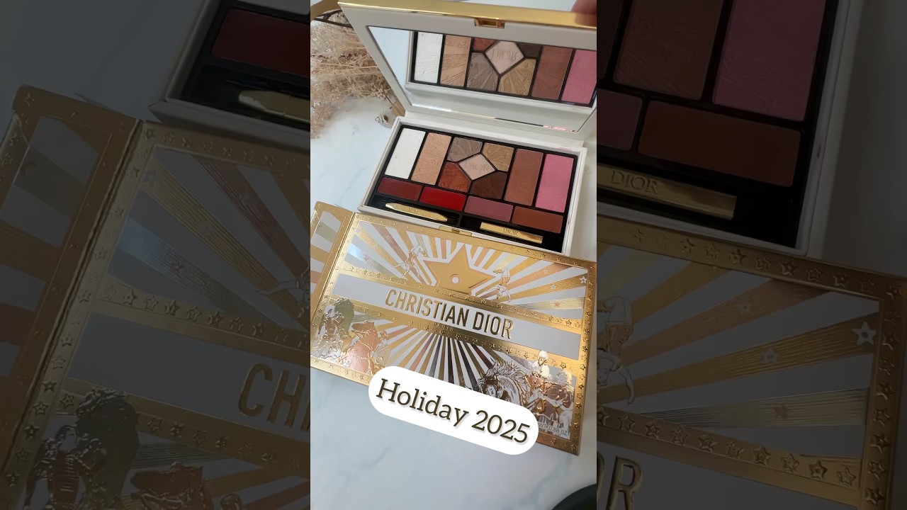 Dior Holiday 2025 Couture Palette Live swatches - YouTube
