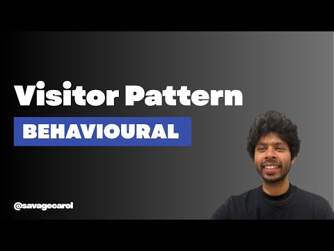 Visitor Pattern in Java | Separate Algorithms | Behavioral
