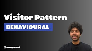 Visitor Pattern in Java | Separate Algorithms | Behavioral
