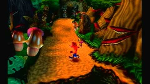 Crash Bandicoot 2: The Pits (Level 4) Crystal and Gem