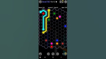 How To Solve Flow Free Hexes Hextangle Pack Level 90 10x12 Board Walk Through Solution Walkthrough