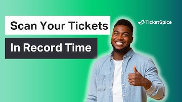 Scan your tickets in record time with the TicketSpice Ticket Scanning App