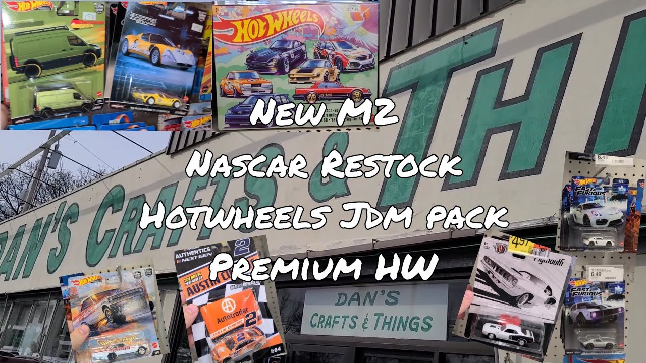 Stopping at another Hobby shop for DIEcast! New M2's, Nascar wave 5+6