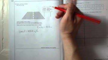 Edexcel GCSE Paper 1 June 2014 Question 14 - Speed Distance Time