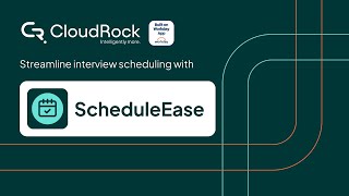 Simplify Your Hiring Workflow | ScheduleEase Interview Scheduling App Demo