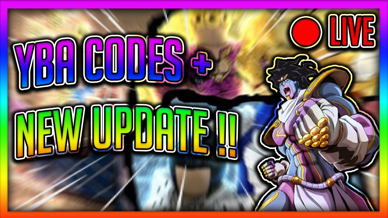  YBA NEW UPDATE CODES ROAD TO 1K YouTube