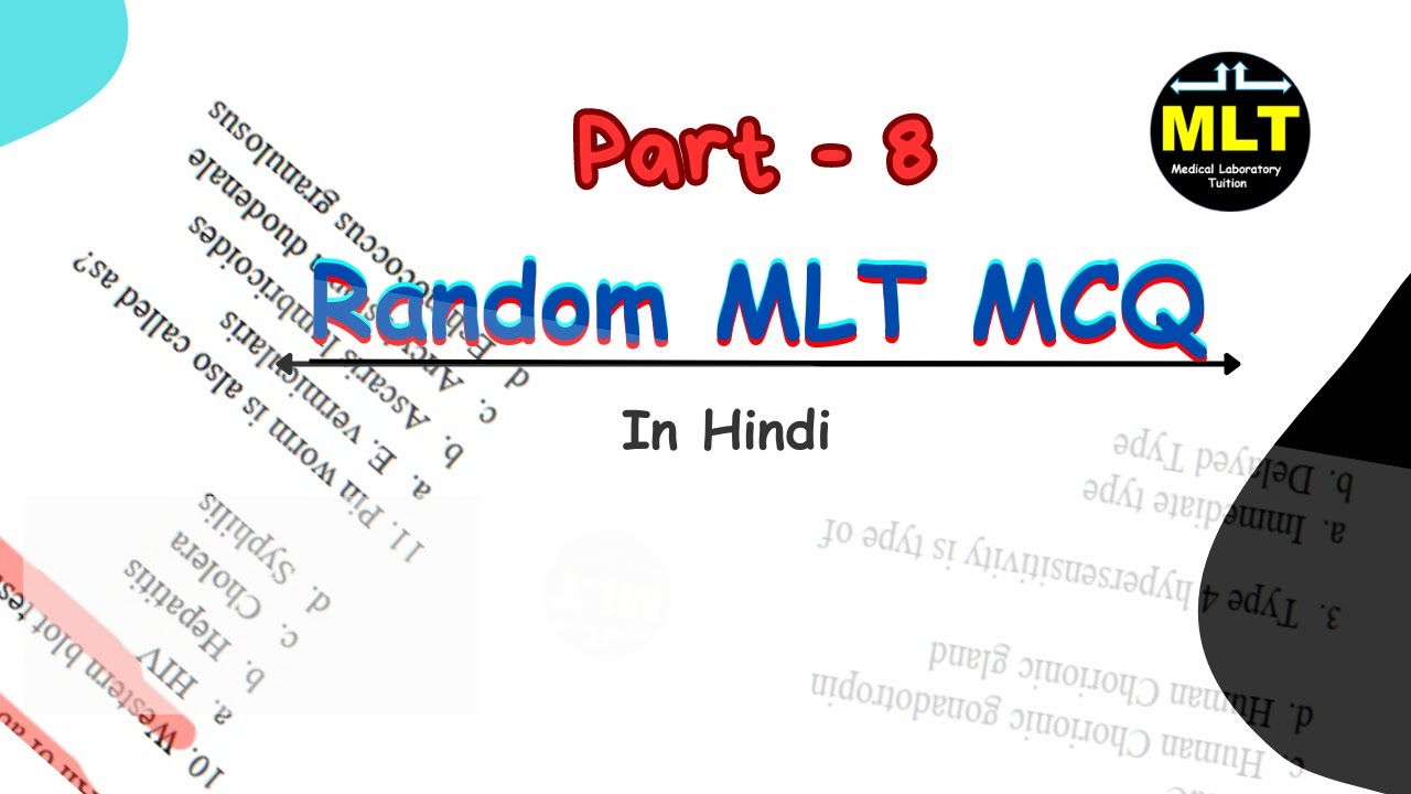 MLT Random mcq in hindi || MLT Mcq question answer - part 9