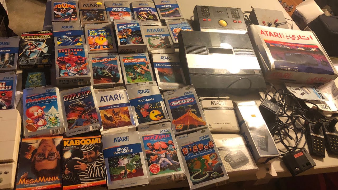 HUGE VINTAGE ATARI COLLECTION FOUND IN STORAGE UNIT! - YouTube