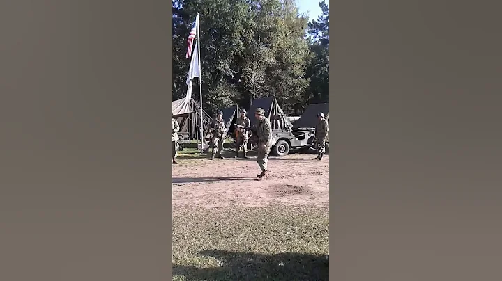 Thompson machine gun firing.