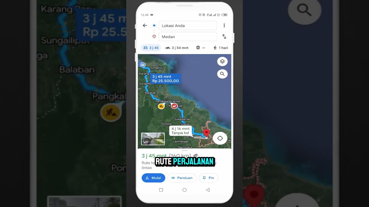 Cara Cek Tarif Tol di Google Maps 🚗