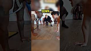 Jason Beats NFL Player In Push Up Fade! 😳