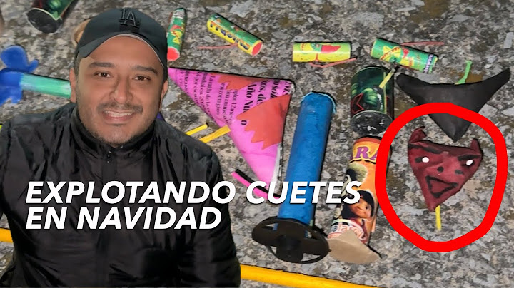 EXPLOTANDO CUETES EN NAVIDAD