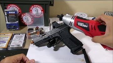 Every step of Glock "25 cent" trigger job for MR920 (disassembly and dremel polish) + Ghost springs