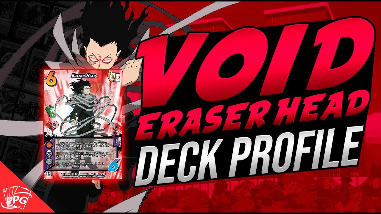 My Hero Academia CCG Void Eraser Head Deck Profile YouTube