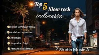 Top 5 Slow rock Indonesia || Official video music Ai