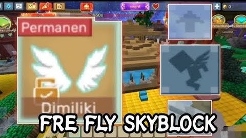 how to free fly Skyblock blockman go garena 2022