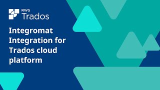 Integromat Integration for Trados cloud platform