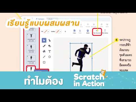 Scratch in Action หนังสือกิจกรรมเรียนรู้การเขียนโปรแกรมโดยแพลตฟอร์ม Scratch